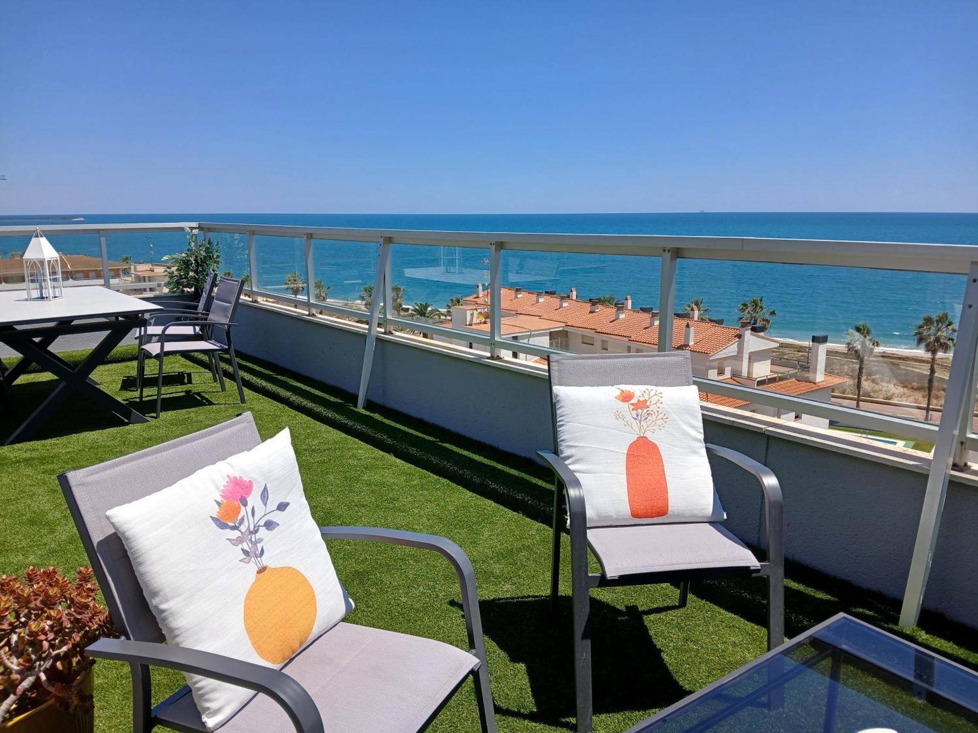 Apartamento Precioso Atico Frente Al Mar Reformado 2025 Peñíscola Exterior foto